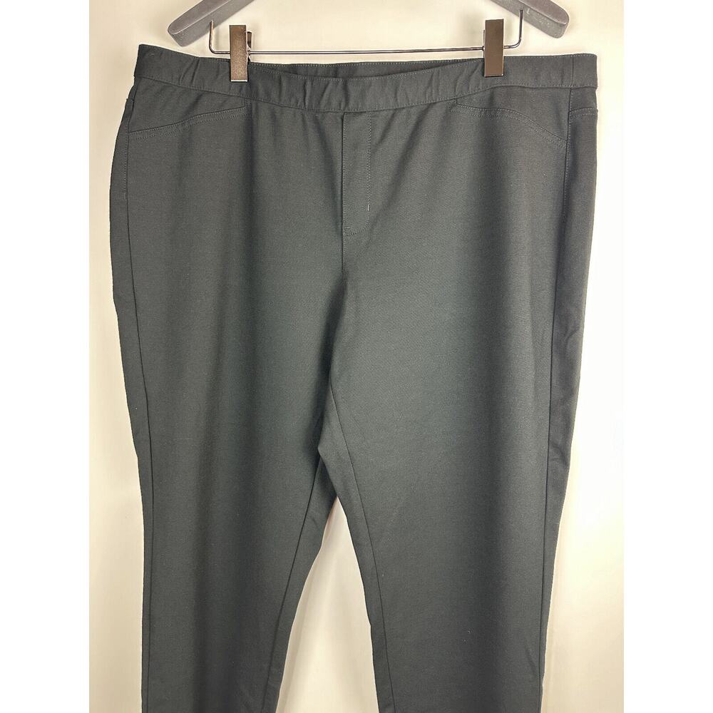 J. Jill Ponte Slim Leg Pull On Pants Stretch Elastic Waist Women's Plus Size 3X - Picture 4 of 9